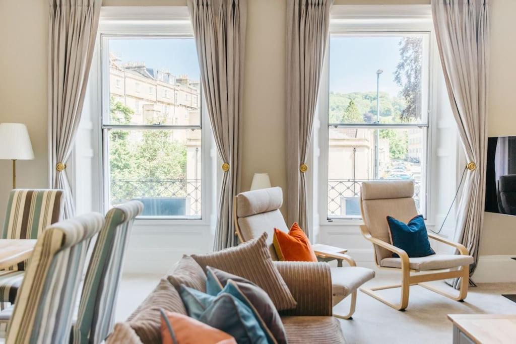 Luxury, Central, Sun-Filled 3 Bed Haven In Bath Eksteriør bilde